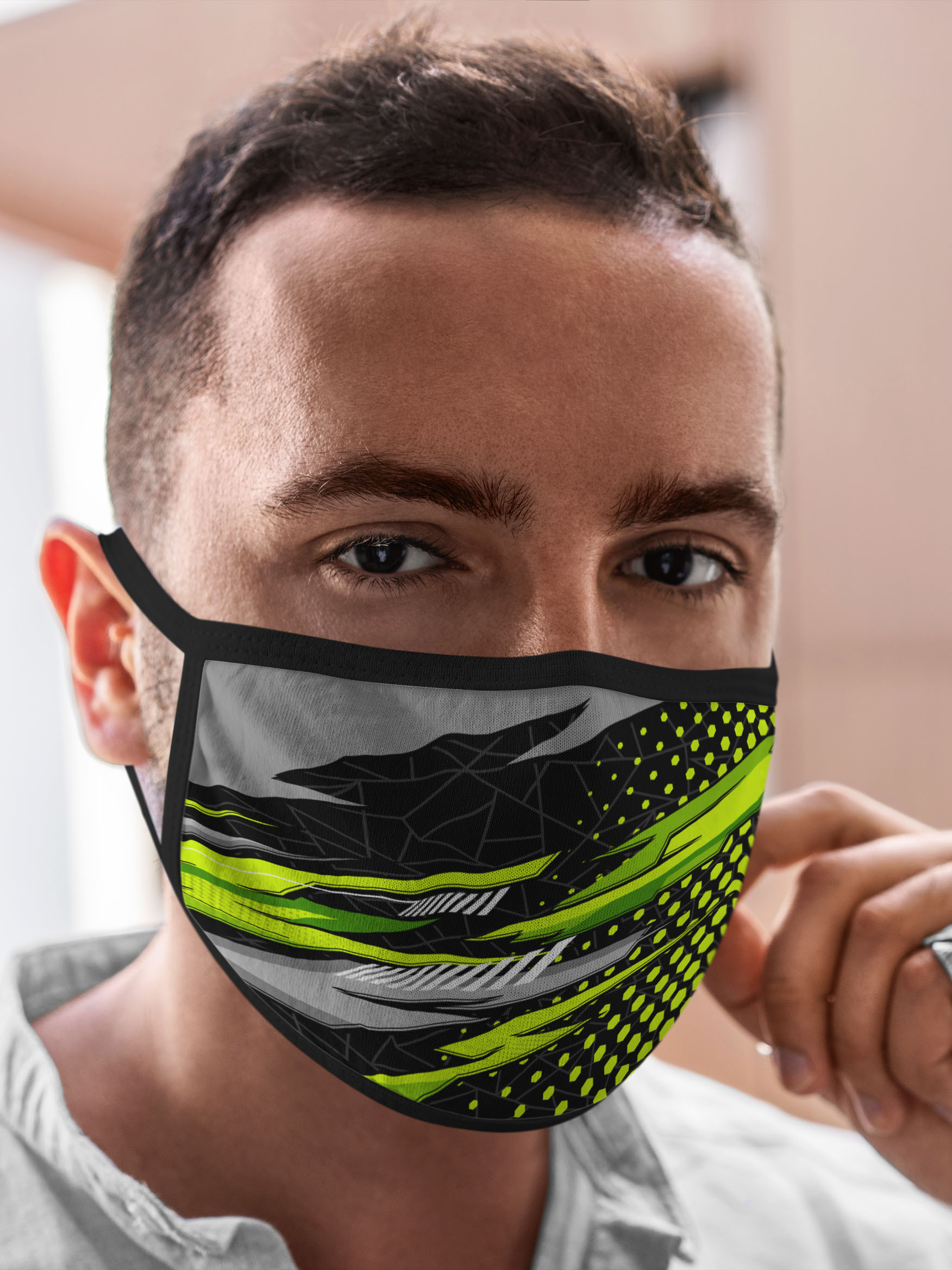 Многоразовая маска унисекс Burnettie Текстуры Black And Green, Разноцветный, Текстуры Black And Green
Многоразовая маска унисекс Burnettie Текстуры Black And Green, Разноцветный, Текстуры Black And Green