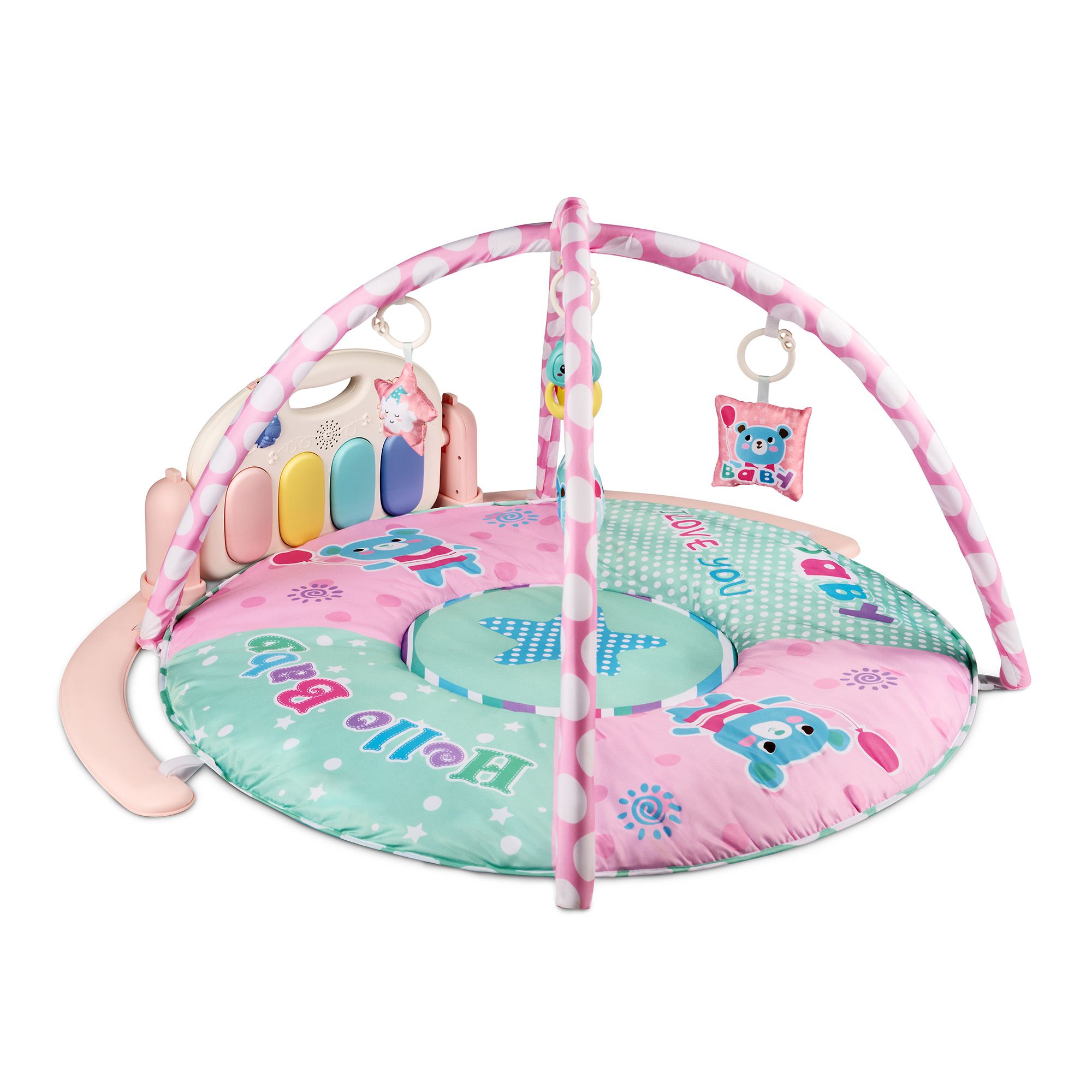 Детский игровой развивающий коврик AMAROBABY SPLENDID BEAR для малышей, 95x95x45 (МЕДВЕДЬ)
Детский игровой развивающий коврик AMAROBABY SPLENDID BEAR для малышей, 95x95x45 (МЕДВЕДЬ)