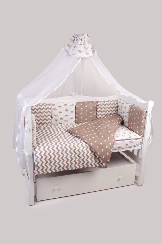 Комплект в кроватку AmaroBaby Royal Baby 18 предметов (6+12 бортиков) бязь, коричневый
Комплект в кроватку AmaroBaby Royal Baby 18 предметов (6+12 бортиков) бязь, коричневый