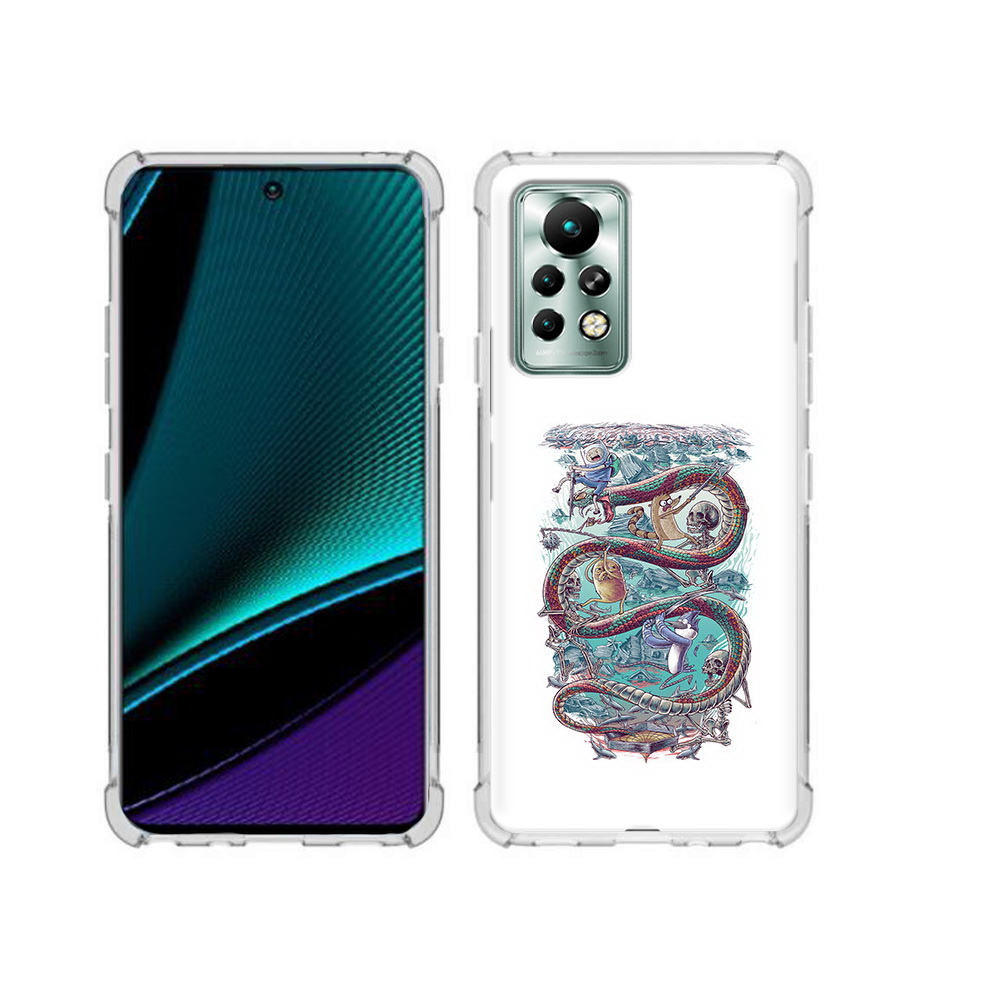 Чехол MyPads Tocco для Infinix Note 11 Pro время приключений страшилка, Прозрачный, Tocco
Чехол MyPads Tocco для Infinix Note 11 Pro время приключений страшилка, Прозрачный, Tocco
