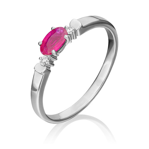 Кольцо из золота с рубином/бриллиантом р. 15,5 PLATINA jewelry 01-0778-00-107-1120-30, 01-0778-00-107-1120-30 
Кольцо из золота с рубином/бриллиантом р. 15,5 PLATINA jewelry 01-0778-00-107-1120-30, 01-0778-00-107-1120-30