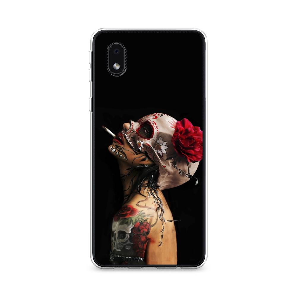 Чехол Awog на Samsung Galaxy A01 Core / Самсунг A01 Core "Девушка с черепом", Черный;красный;бежевый, 2101250-9
Чехол Awog на Samsung Galaxy A01 Core / Самсунг A01 Core "Девушка с черепом", Черный;красный;бежевый, 2101250-9