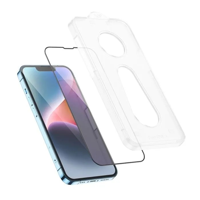 Защитное стекло Hoco для iPhone 14 Plus/13 Pro Max, с рамкой для установки, полный клей
Защитное стекло Hoco для iPhone 14 Plus/13 Pro Max, с рамкой для установки, полный клей