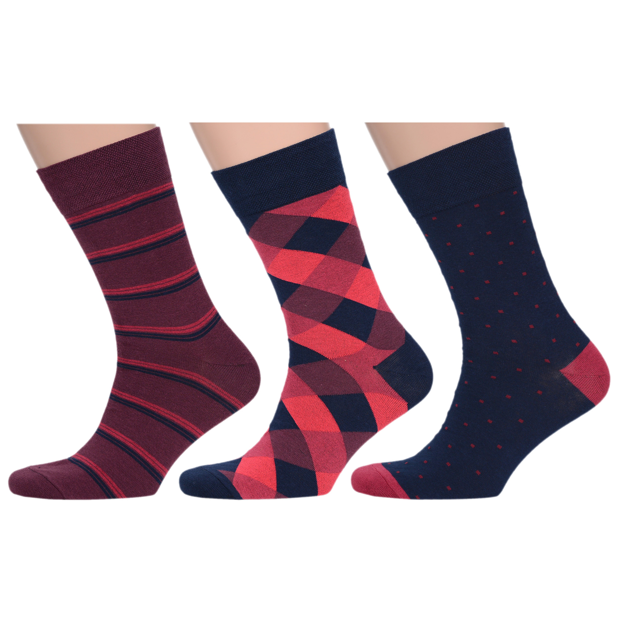 Комплект носков мужских MoscowSocksClub msk3-М34 разноцветных 27, Бордовый;синий;красный, msk3-М34
Комплект носков мужских MoscowSocksClub msk3-М34 разноцветных 27, Бордовый;синий;красный, msk3-М34