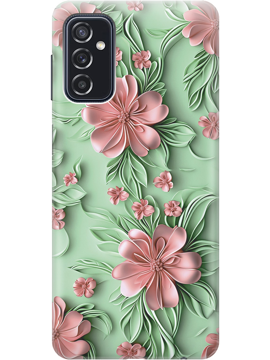 Силиконовый чехол на Samsung Galaxy M52 5G с принтом "Розовые цветы на мятном фоне", Прозрачный;зеленый;розовый, 734082121
Силиконовый чехол на Samsung Galaxy M52 5G с принтом "Розовые цветы на мятном фоне", Прозрачный;зеленый;розовый, 734082121