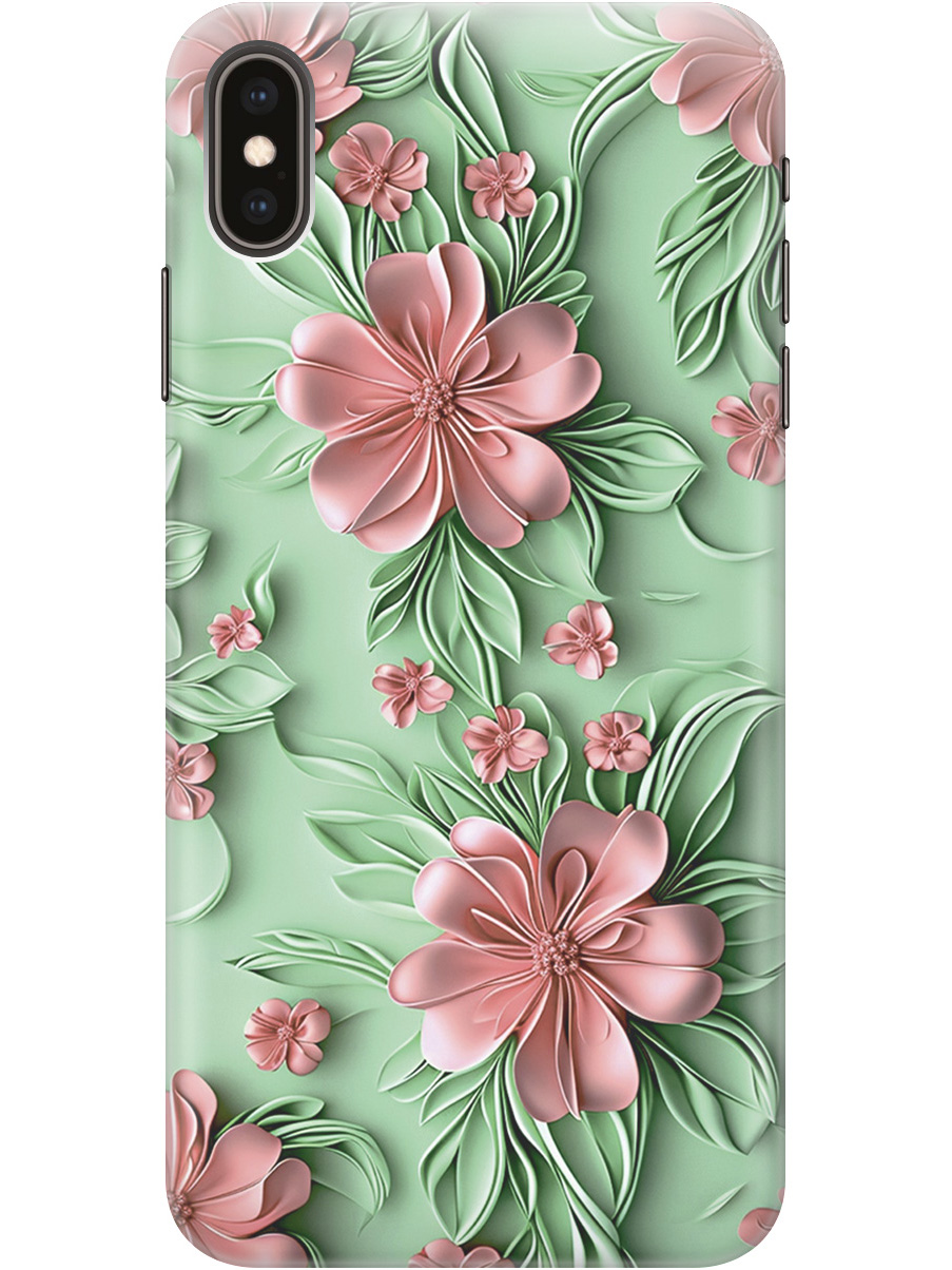 Силиконовый чехол на Apple iPhone XS Max с принтом "Розовые цветы на мятном фоне", Прозрачный;зеленый;розовый, 719086221
Силиконовый чехол на Apple iPhone XS Max с принтом "Розовые цветы на мятном фоне", Прозрачный;зеленый;розовый, 719086221
