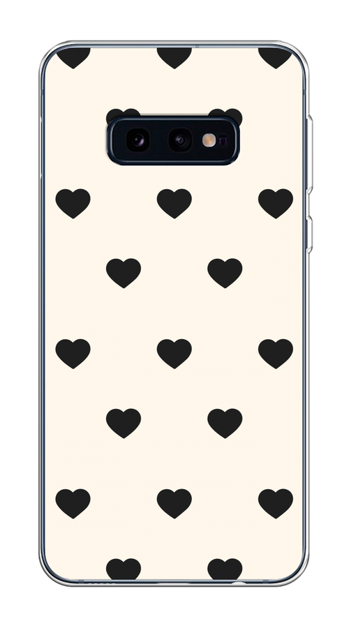 Чехол на Samsung Galaxy S10E "Черные сердечки на белом", Черный;белый, 27250-1
Чехол на Samsung Galaxy S10E "Черные сердечки на белом", Черный;белый, 27250-1