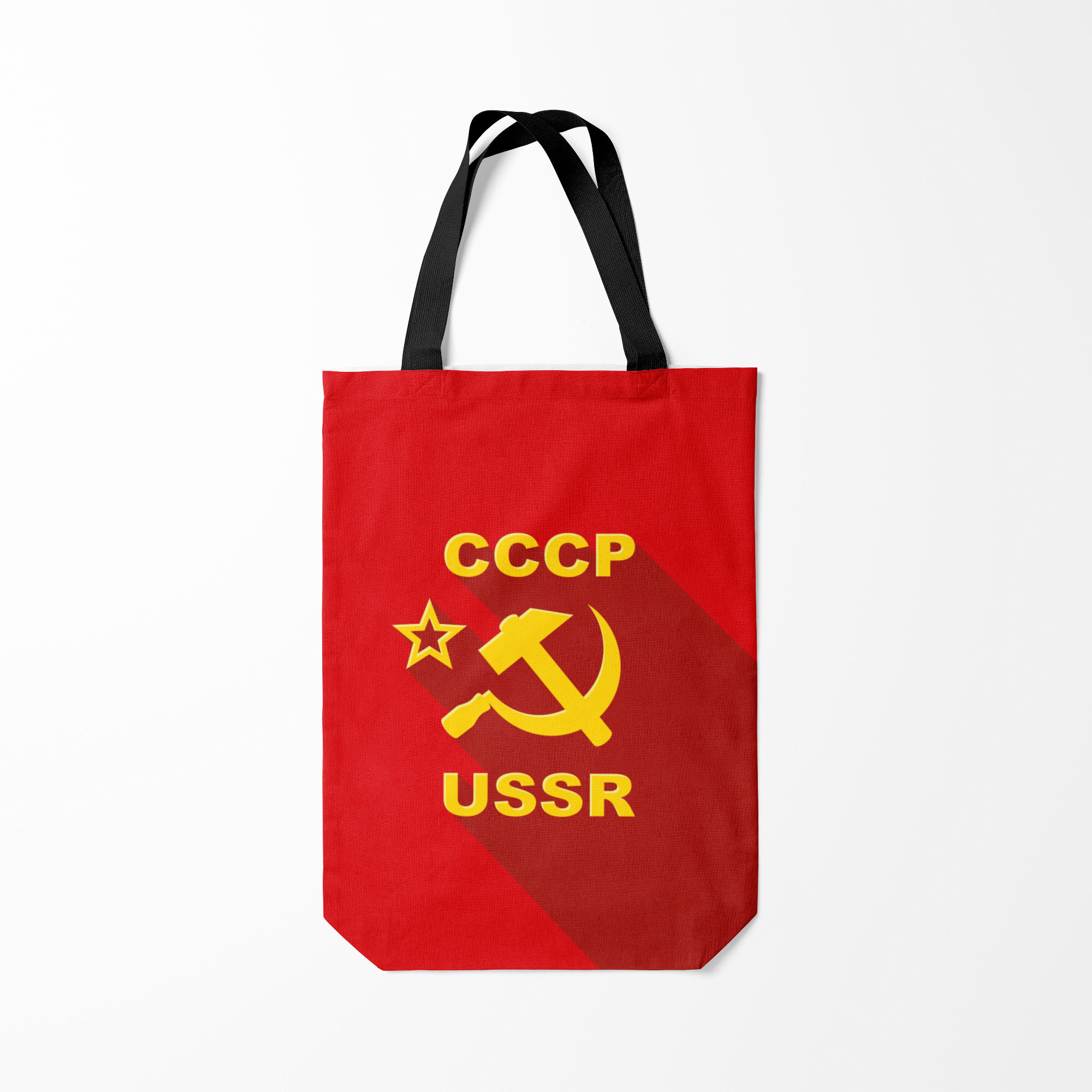 Сумка шoппер унисекс Burnettie СССР, красный, СССР 
Сумка шoппер унисекс Burnettie СССР, красный, СССР