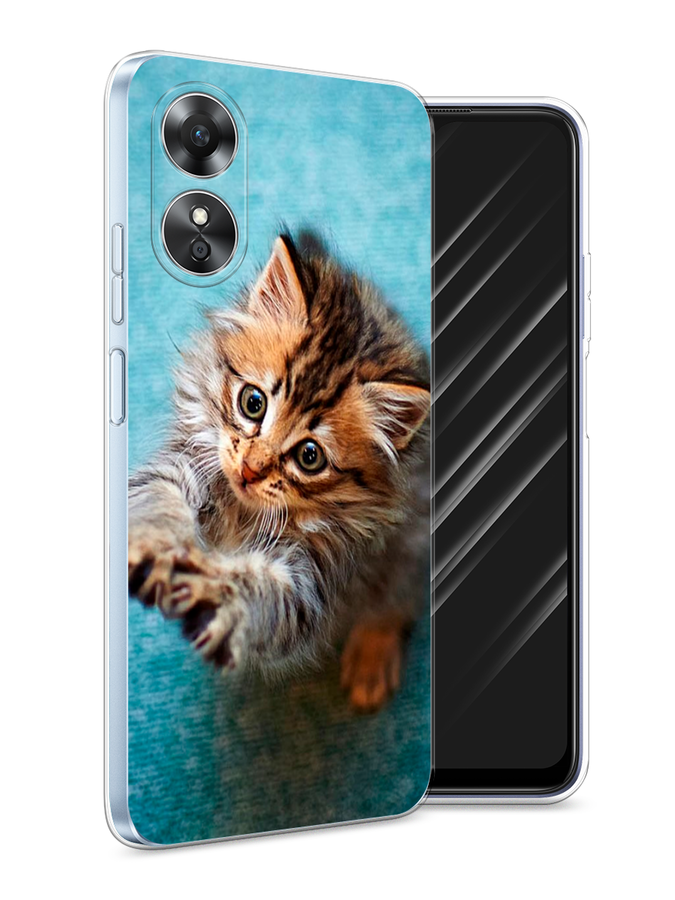 Чехол Awog на Oppo A17 "Котенок просит есть", Голубой;коричневый;белый, 2512050-2
Чехол Awog на Oppo A17 "Котенок просит есть", Голубой;коричневый;белый, 2512050-2