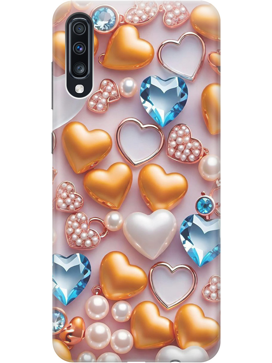 Силиконовый чехол на Samsung Galaxy A70 / A70s с принтом "Украшения и сердечки", Прозрачный;белый;золотистый;голубой, 720804491
Силиконовый чехол на Samsung Galaxy A70 / A70s с принтом "Украшения и сердечки", Прозрачный;белый;золотистый;голубой, 720804491