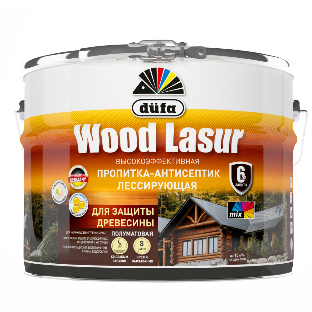 Пропитка-антисептик лессирующая для защиты древесины Dufa Wood Lazur махагон 9 л, Коричневый, Wood Lazur
Пропитка-антисептик лессирующая для защиты древесины Dufa Wood Lazur махагон 9 л, Коричневый, Wood Lazur