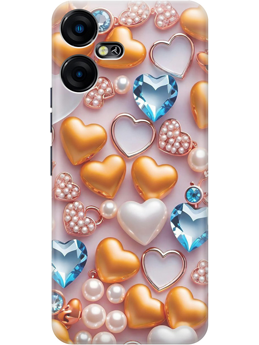 Силиконовый чехол на Tecno Pova Neo 3 с принтом "Украшения и сердечки", Прозрачный;белый;золотистый;голубой, 778683591
Силиконовый чехол на Tecno Pova Neo 3 с принтом "Украшения и сердечки", Прозрачный;белый;золотистый;голубой, 778683591