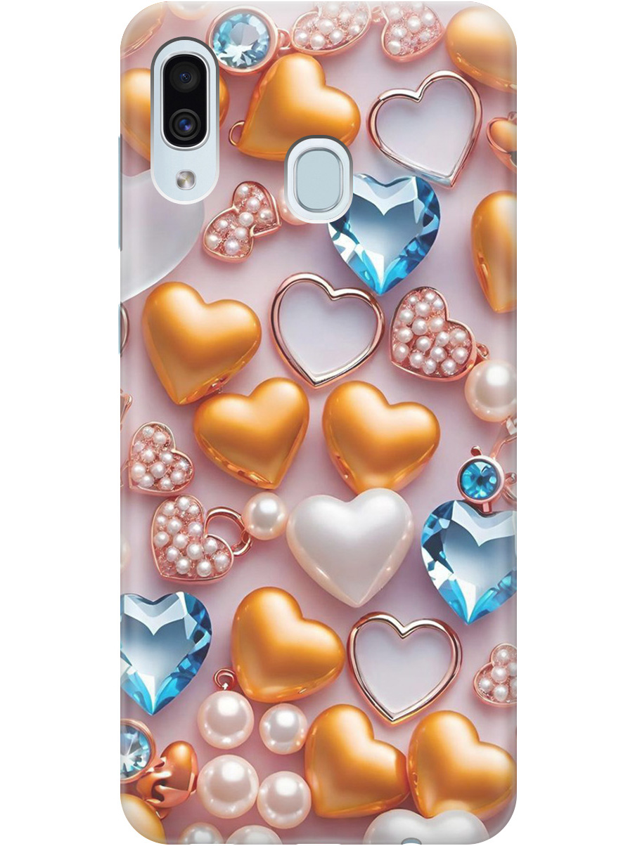 Силиконовый чехол на Samsung Galaxy A40 с принтом "Украшения и сердечки", Прозрачный;белый;золотистый;голубой, 720804391
Силиконовый чехол на Samsung Galaxy A40 с принтом "Украшения и сердечки", Прозрачный;белый;золотистый;голубой, 720804391