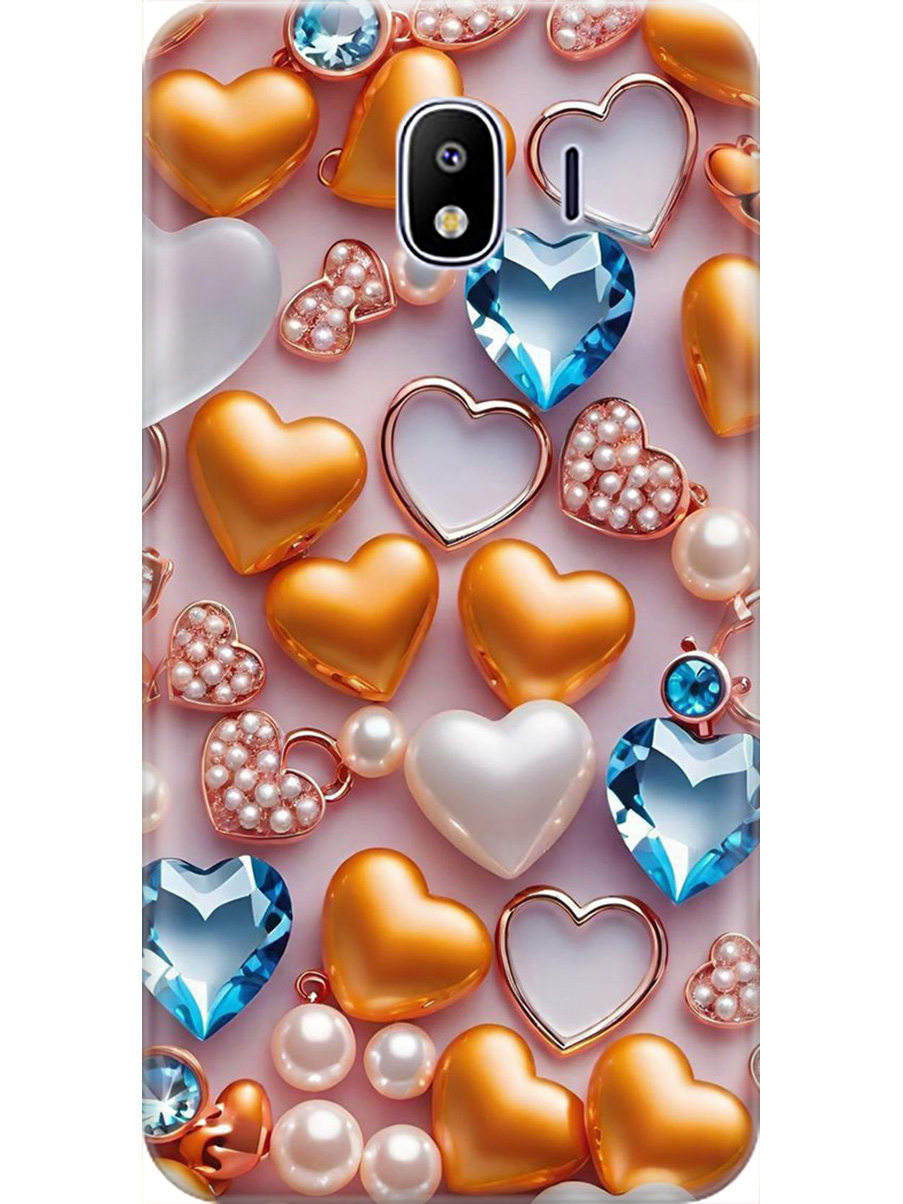 Силиконовый чехол на Samsung Galaxy J4 (2018) с принтом "Украшения и сердечки", Прозрачный;белый;золотистый;голубой, 718358991
Силиконовый чехол на Samsung Galaxy J4 (2018) с принтом "Украшения и сердечки", Прозрачный;белый;золотистый;голубой, 718358991