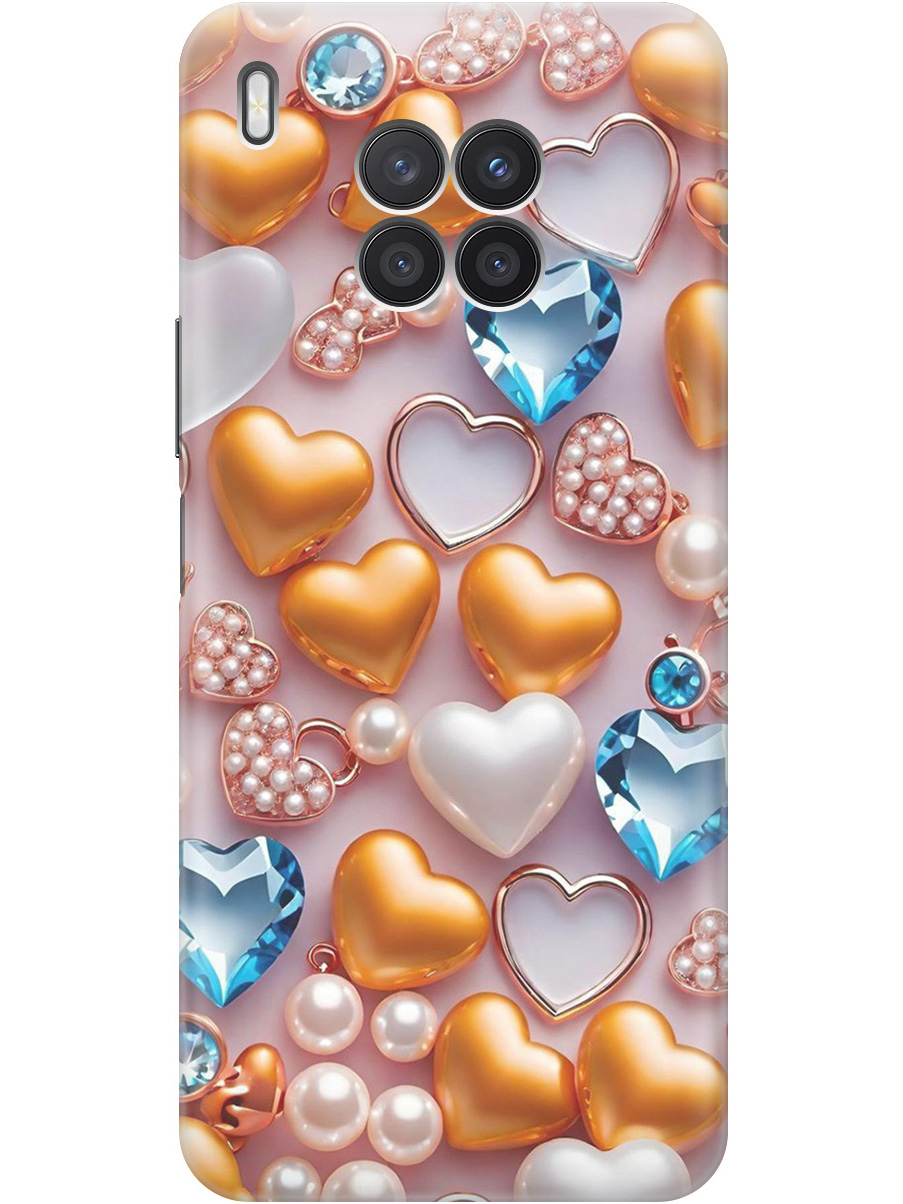 Силиконовый чехол на Honor 50 Lite / Huawei Nova 8i с принтом "Украшения и сердечки", Прозрачный;белый;золотистый;голубой, 732493891
Силиконовый чехол на Honor 50 Lite / Huawei Nova 8i с принтом "Украшения и сердечки", Прозрачный;белый;золотистый;голубой, 732493891
