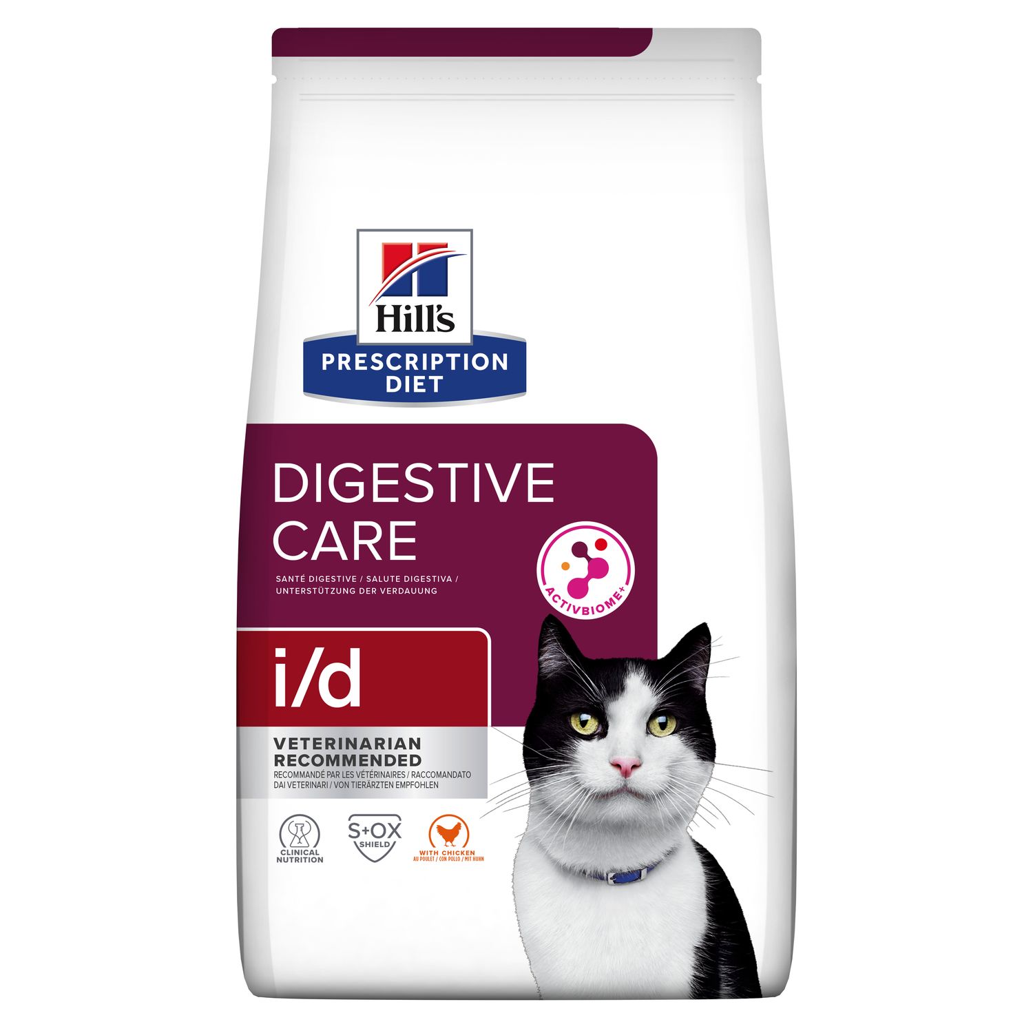 Сухой корм для кошек Hill's PD i/d Activbiome+ Забота о здоровье пищеварения Курица 3кг
Сухой корм для кошек Hill's PD i/d Activbiome+ Забота о здоровье пищеварения Курица 3кг