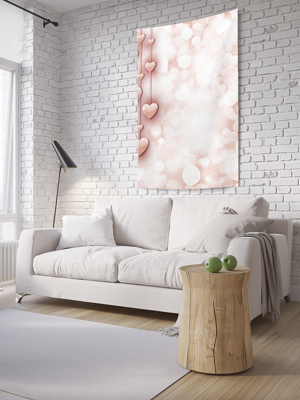 Вертикальное фотопанно на стену JoyArty Подвесные сердечки 150x200 см, Подвесные сердечки
Вертикальное фотопанно на стену JoyArty Подвесные сердечки 150x200 см, Подвесные сердечки