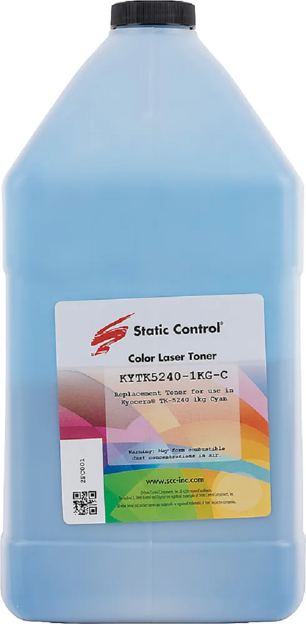Тонер STATIC CONTROL KYTK5240-1KG-C, для Kyocera Ecosys-P5026/M5526, голубой, 1000грамм, ф, KYTK5240-1KG-C
Тонер STATIC CONTROL KYTK5240-1KG-C, для Kyocera Ecosys-P5026/M5526, голубой, 1000грамм, ф, KYTK5240-1KG-C