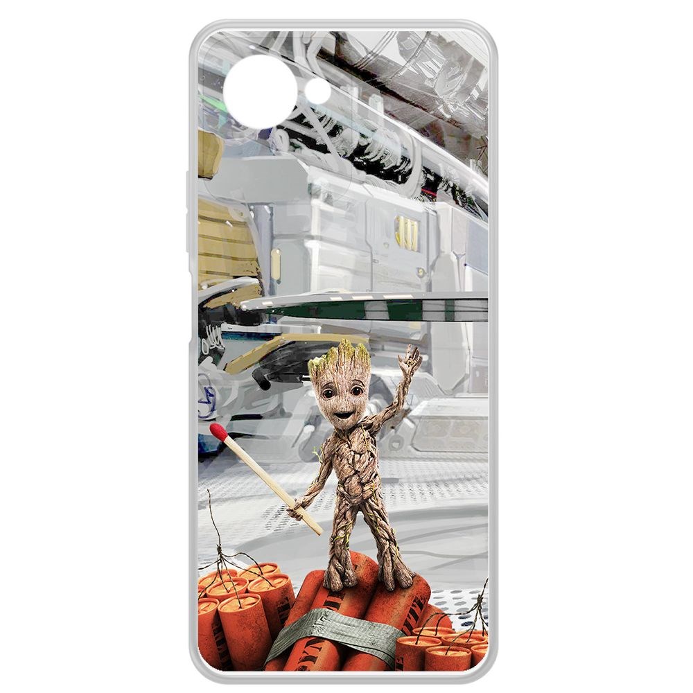 Чехол-накладка Krutoff Clear Case Стражи Галактики. Малыш Грут для Realme C30s, Прозрачный
Чехол-накладка Krutoff Clear Case Стражи Галактики. Малыш Грут для Realme C30s, Прозрачный