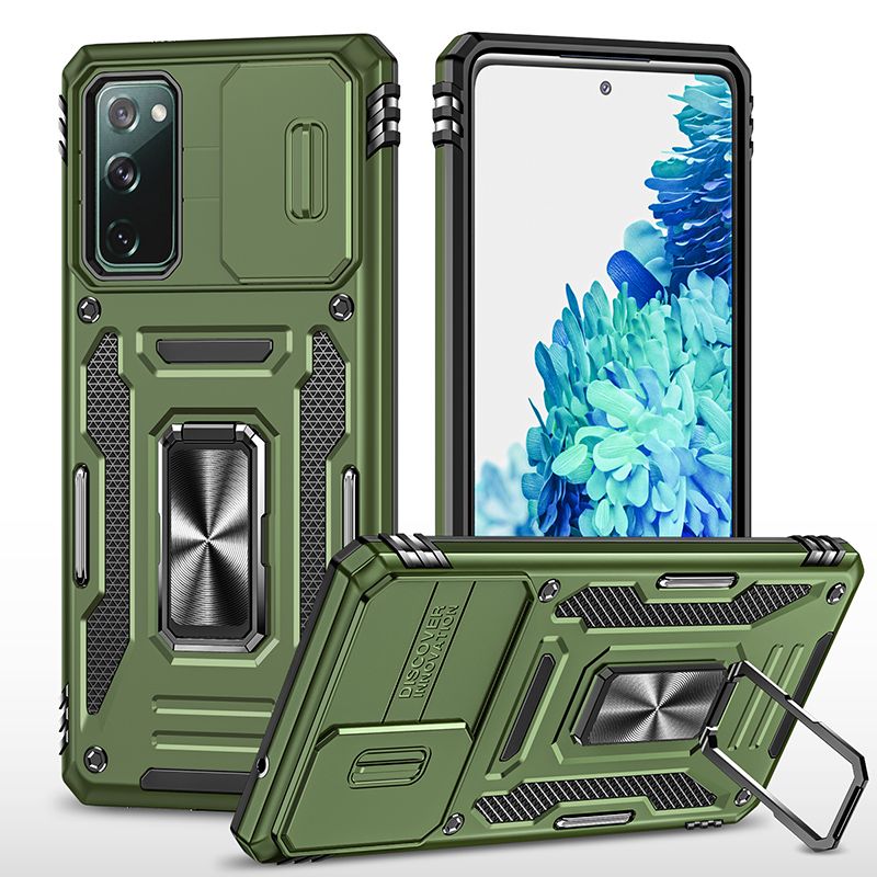 Чехол Safe Case с кольцом и защитой камеры для Samsung Galaxy S20 FE (темно-зелёный), Зеленый
Чехол Safe Case с кольцом и защитой камеры для Samsung Galaxy S20 FE (темно-зелёный), Зеленый