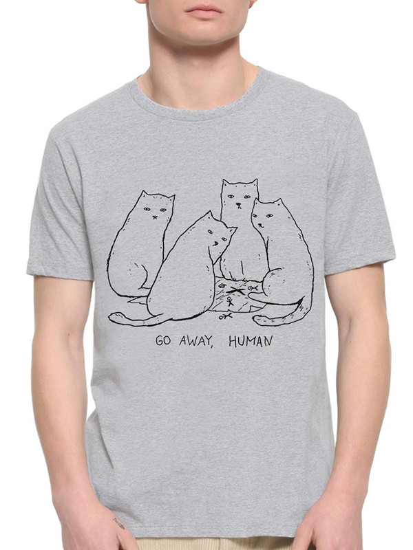 Футболка мужская DreamShirts Studio серая XS, Серый, "Уходи, человек" / Подозрительные котики / с котом /
Футболка мужская DreamShirts Studio серая XS, Серый, "Уходи, человек" / Подозрительные котики / с котом /