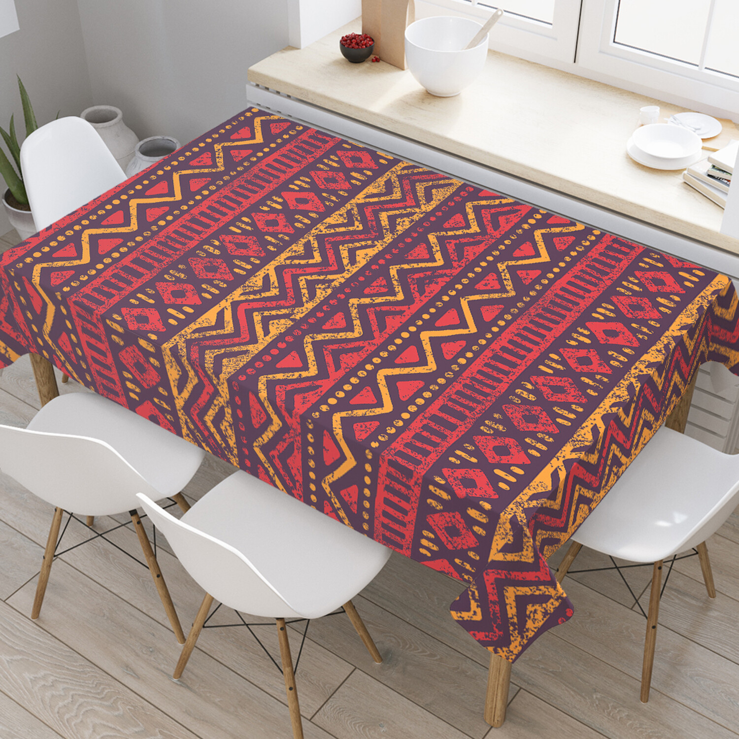 Скатерть прямоугольная JoyArty Африканская геометрия из сатена 120x145 см, Красный, Африканская геометрия
Скатерть прямоугольная JoyArty Африканская геометрия из сатена 120x145 см, Красный, Африканская геометрия