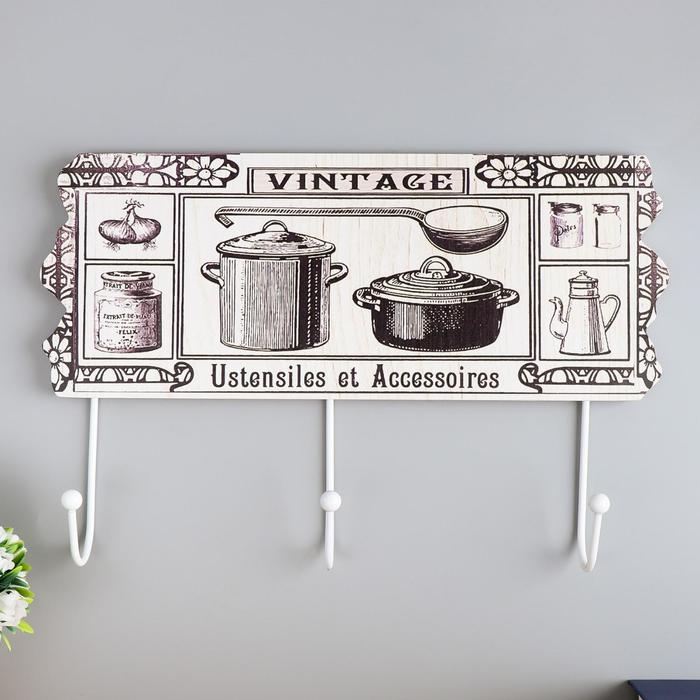 Крючки декоративные дерево "Винтаж. Кухня" 20х40х4,5 см
Крючки декоративные дерево "Винтаж. Кухня" 20х40х4,5 см