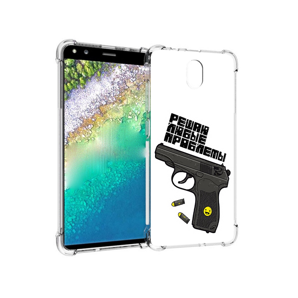 Чехол MyPads Tocco для Nokia C01 Plus пистолет против проблем (PT161800.114.542), Прозрачный, Tocco
Чехол MyPads Tocco для Nokia C01 Plus пистолет против проблем (PT161800.114.542), Прозрачный, Tocco