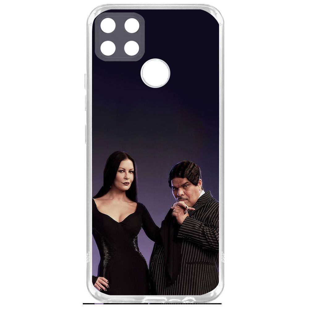 Чехол-накладка Krutoff Clear Case Уэнсдей Аддамс - Мортиша и Гомес для Realme C25, Прозрачный
Чехол-накладка Krutoff Clear Case Уэнсдей Аддамс - Мортиша и Гомес для Realme C25, Прозрачный