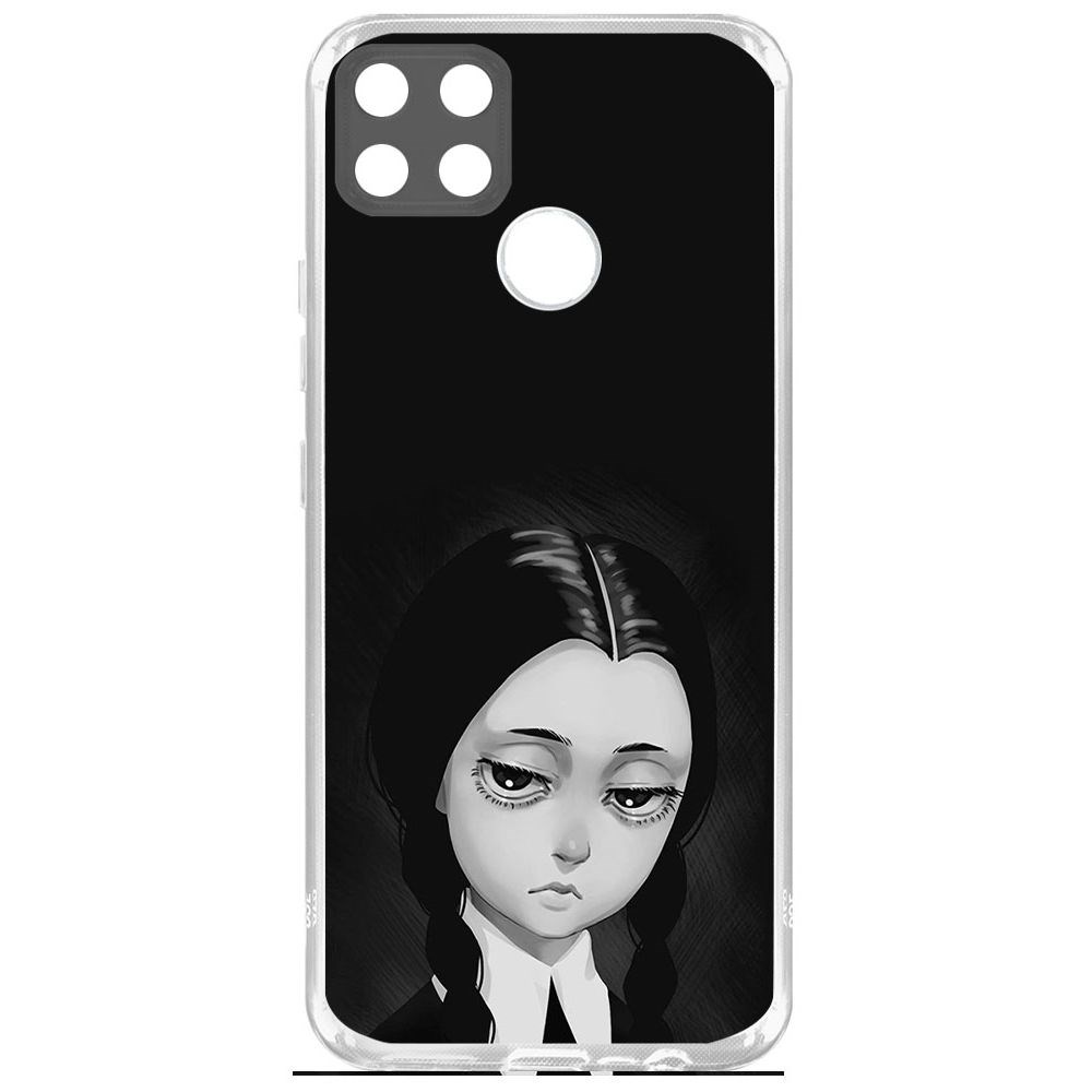 Чехол-накладка Krutoff Clear Case Уэнсдей Аддамс - Рисованная Уэнсдей для Realme C25, Прозрачный
Чехол-накладка Krutoff Clear Case Уэнсдей Аддамс - Рисованная Уэнсдей для Realme C25, Прозрачный