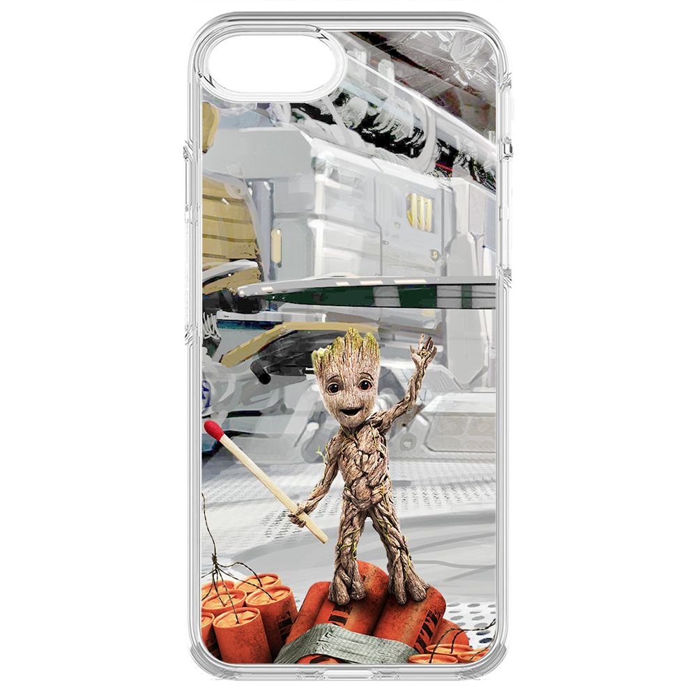 Чехол-накладка Krutoff Clear Case Стражи Галактики. Малыш Грут для iPhone 6S, Прозрачный
Чехол-накладка Krutoff Clear Case Стражи Галактики. Малыш Грут для iPhone 6S, Прозрачный