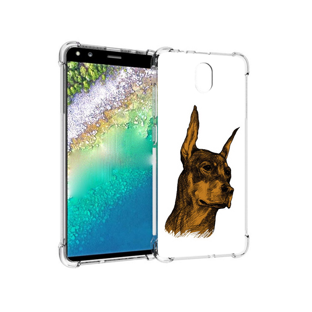 Чехол MyPads Tocco для Nokia C01 Plus скетч доберман (PT161800.114.605), Прозрачный, Tocco
Чехол MyPads Tocco для Nokia C01 Plus скетч доберман (PT161800.114.605), Прозрачный, Tocco