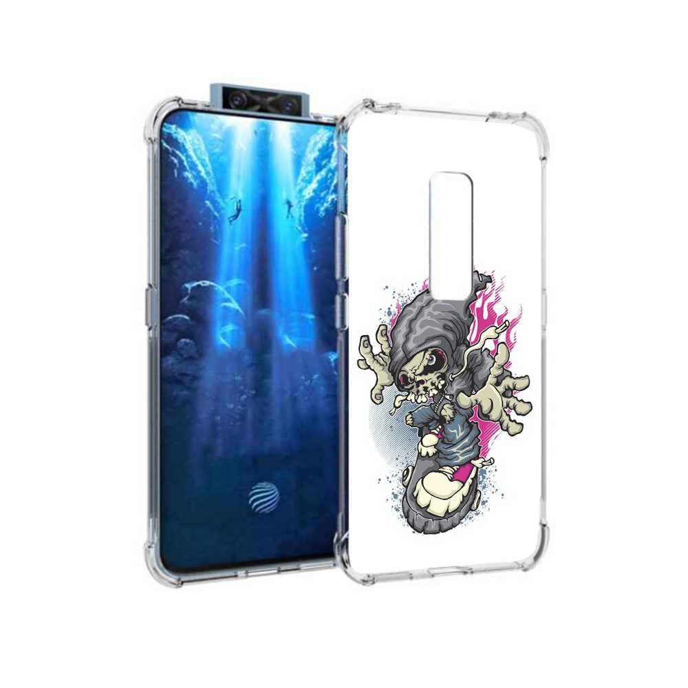 Чехол MyPads Tocco для Vivo V17 Pro нарисованный скелет на скейт борде (PT226965.387.512), Прозрачный, Tocco
Чехол MyPads Tocco для Vivo V17 Pro нарисованный скелет на скейт борде (PT226965.387.512), Прозрачный, Tocco