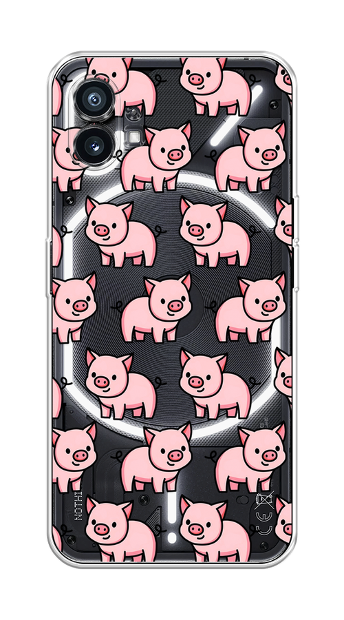 Чехол Homey на Nothing Phone (1) "Веселые поросята", Розовый;черный;прозрачный, 3300150-1
Чехол Homey на Nothing Phone (1) "Веселые поросята", Розовый;черный;прозрачный, 3300150-1