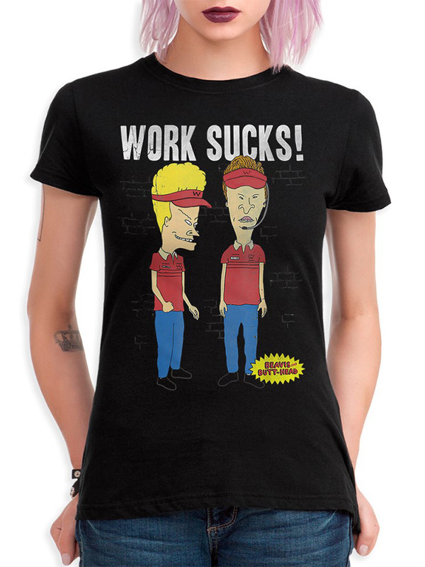 Футболка женская DreamShirts Studio Бивис и Баттхед - Работа - отстой черная M, Черный, Бивис и Баттхед - "Работа - отстой"
Футболка женская DreamShirts Studio Бивис и Баттхед - Работа - отстой черная M, Черный, Бивис и Баттхед - "Работа - отстой"