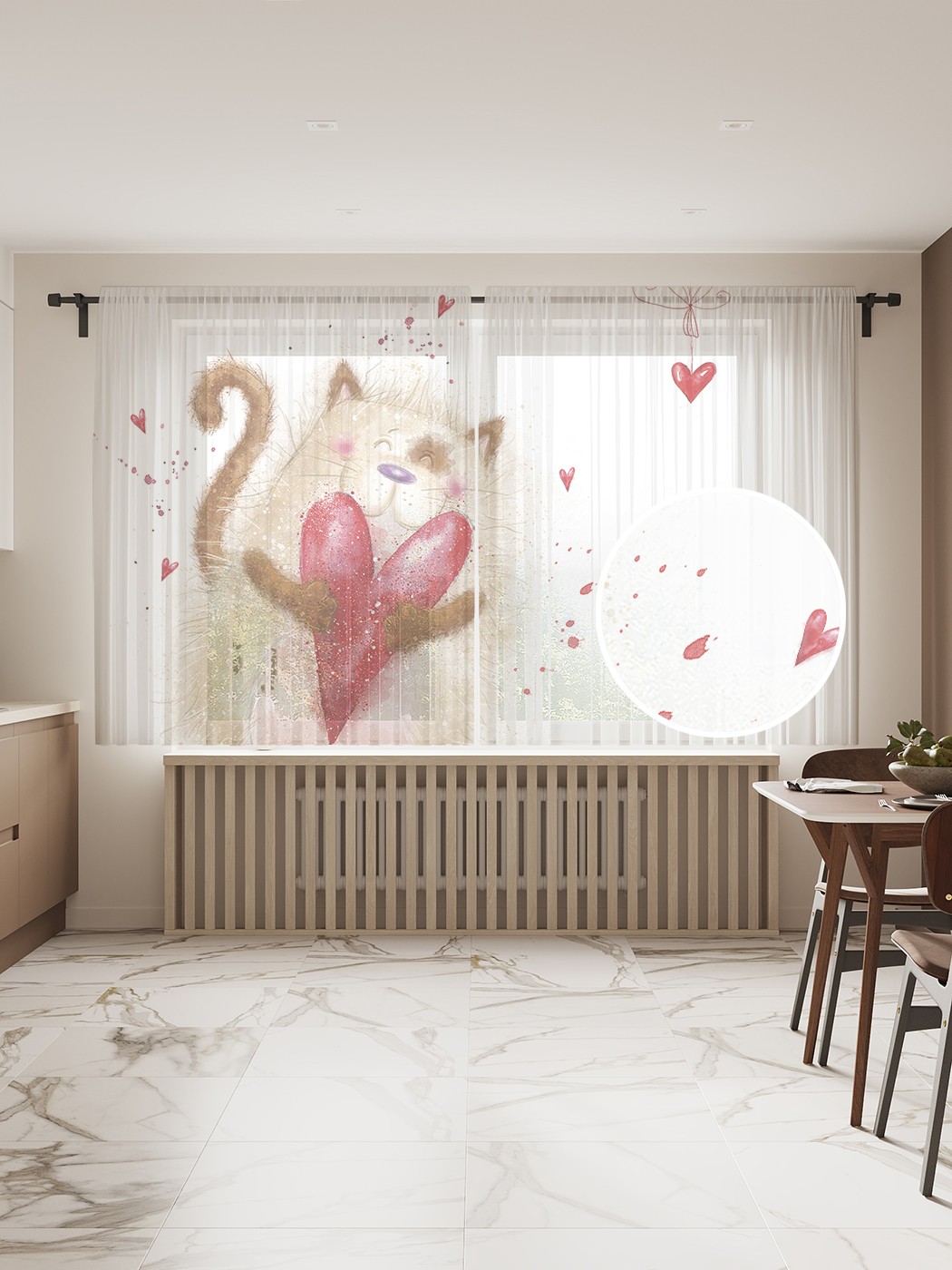 Фототюль JoyArty "Мурлыкающий любимец" 145x180см, 2 полотна, лента, 50 крючков, Мурлыкающий любимец 
Фототюль JoyArty "Мурлыкающий любимец" 145x180см, 2 полотна, лента, 50 крючков, Мурлыкающий любимец