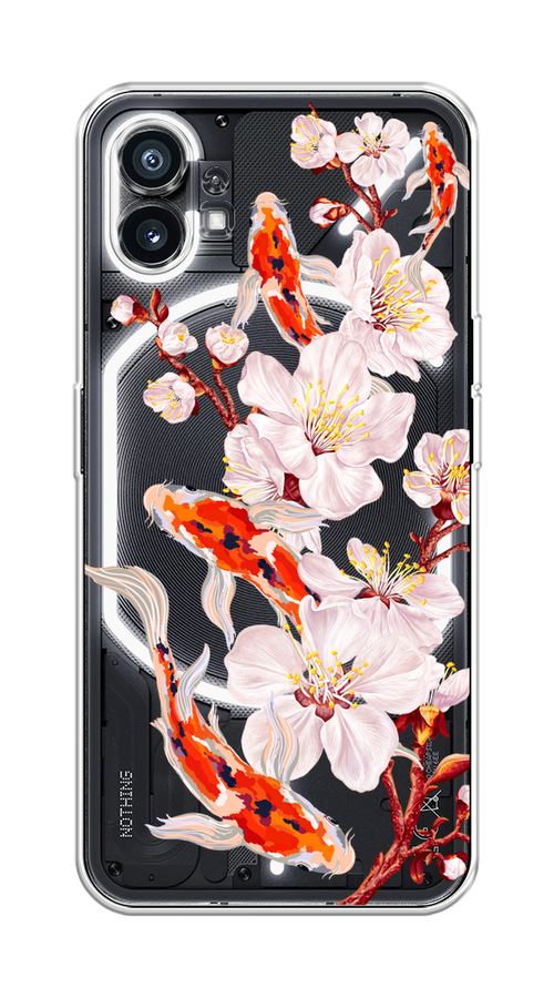 Чехол Homey на Nothing Phone (1) "Карпы и сакура", Оранжевый;розовый;бежевый;прозрачный, 3300150-1
Чехол Homey на Nothing Phone (1) "Карпы и сакура", Оранжевый;розовый;бежевый;прозрачный, 3300150-1