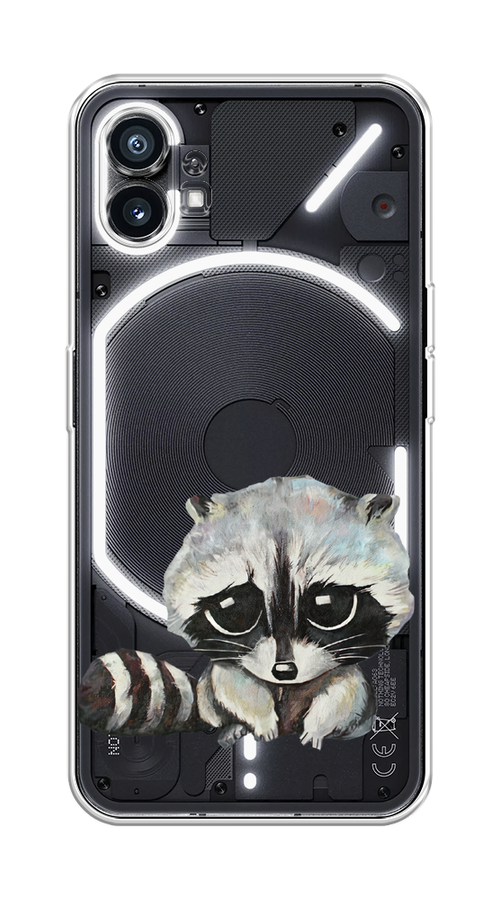Чехол Homey на Nothing Phone (1) "Большеглазый енот", Серый;черный;прозрачный, 3300150-1
Чехол Homey на Nothing Phone (1) "Большеглазый енот", Серый;черный;прозрачный, 3300150-1