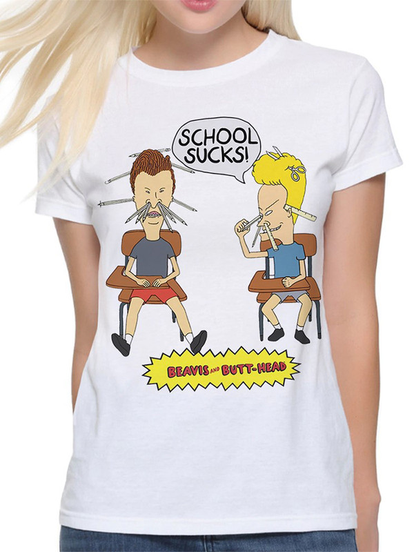 Футболка женская DreamShirts Studio Бивис и Баттхед - Учеба - отстой белая M, Белый, Бивис и Баттхед - "Учеба - отстой"
Футболка женская DreamShirts Studio Бивис и Баттхед - Учеба - отстой белая M, Белый, Бивис и Баттхед - "Учеба - отстой"