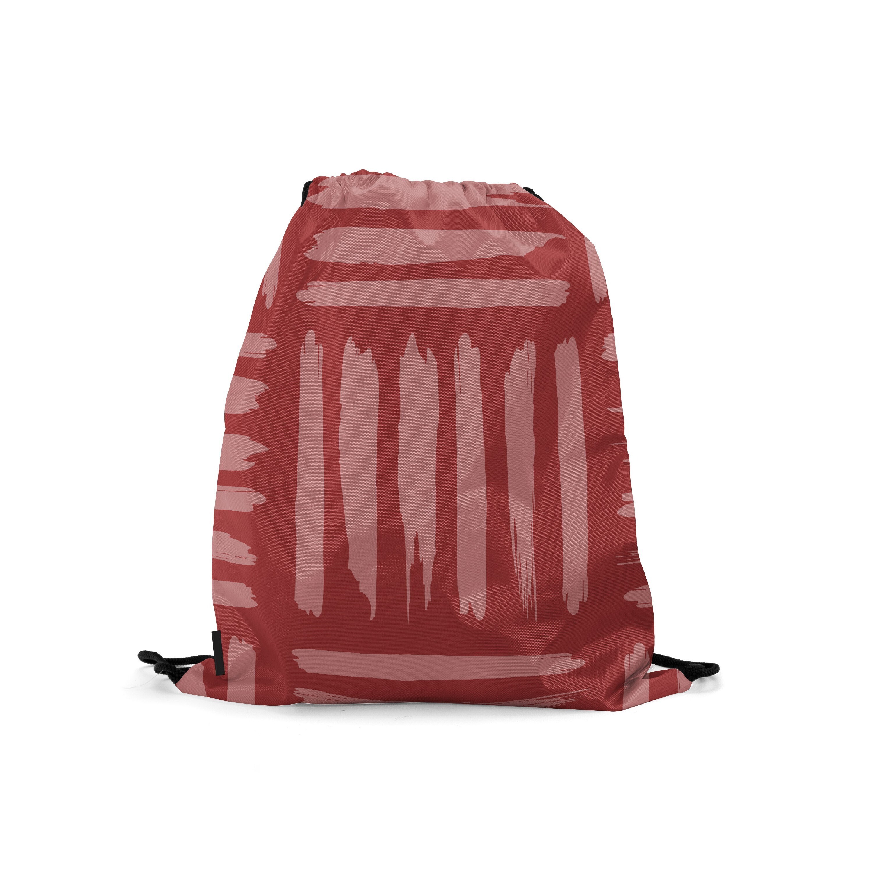 Мешок-рюкзак для сменной обуви Burnettie LinePattern19, Красный