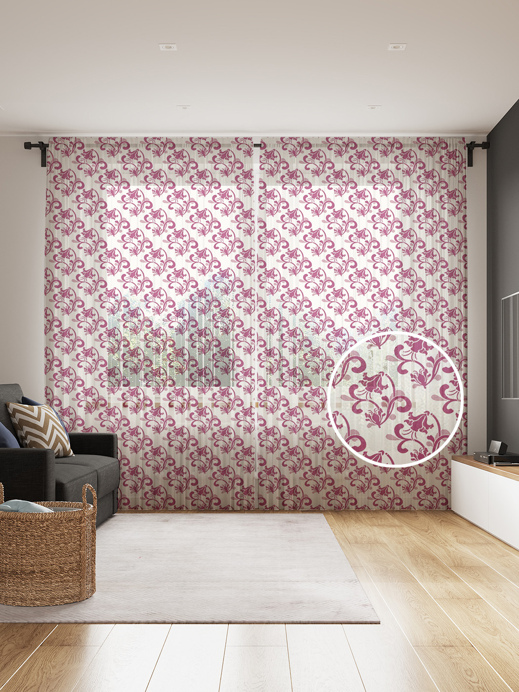 Фототюль JoyArty "Векторный колокольчик", 145x265см, 2 полотна, лента, 50 крючков, Векторный колокольчик 
Фототюль JoyArty "Векторный колокольчик", 145x265см, 2 полотна, лента, 50 крючков, Векторный колокольчик