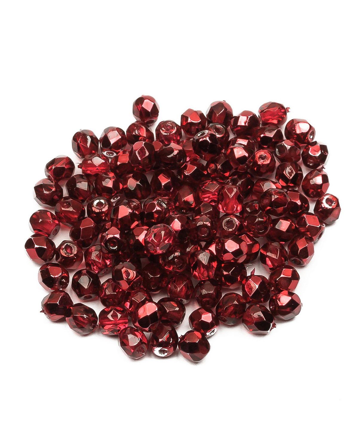 Стеклянные чешские бусины ганеные круг 4 мм Crystal Pomegranate Metallic Ice 100шт, Красный, FP-4
Стеклянные чешские бусины ганеные круг 4 мм Crystal Pomegranate Metallic Ice 100шт, Красный, FP-4