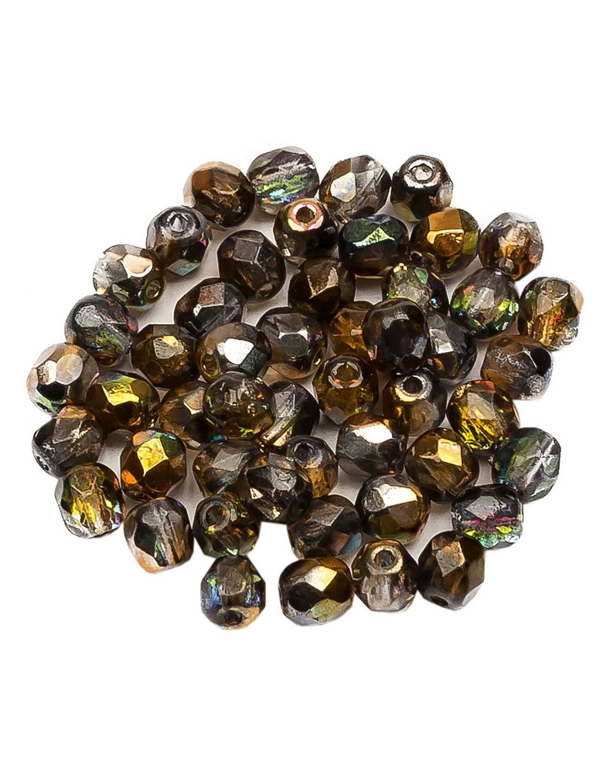 Стеклянные чешские бусины Fire polished beads ганеные круг 4 мм Crystal Magic Copper 50шт, Разноцветный, FP-4
Стеклянные чешские бусины Fire polished beads ганеные круг 4 мм Crystal Magic Copper 50шт, Разноцветный, FP-4