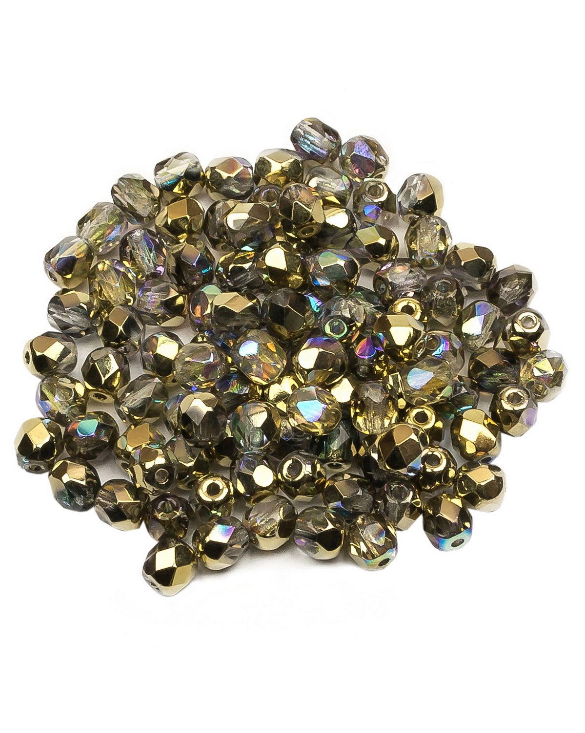 Стеклянные чешские бусины ганеные круг 4 мм Crystal Golden Rainbow 100шт, Разноцветный, FP-4
Стеклянные чешские бусины ганеные круг 4 мм Crystal Golden Rainbow 100шт, Разноцветный, FP-4