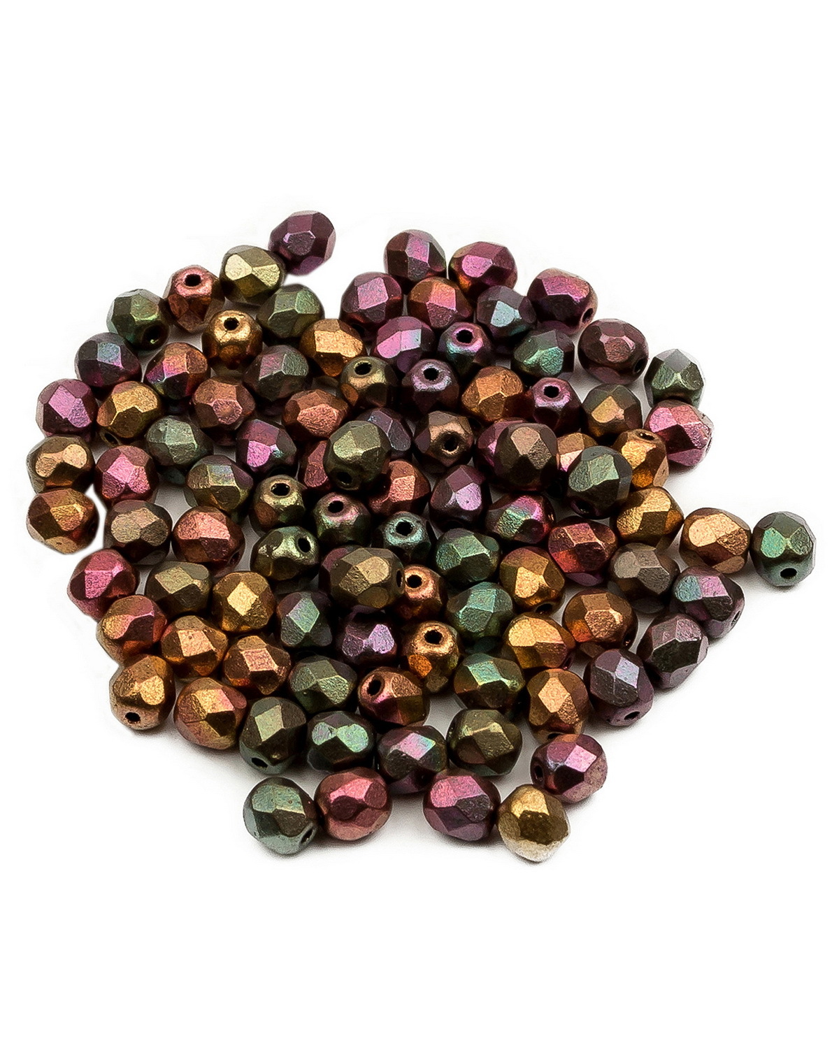 Стеклянные чешские бусины Fire polished beads ганеные круглые 4 мм Purple Iris Gold 100шт, Розовый, FP-4
Стеклянные чешские бусины Fire polished beads ганеные круглые 4 мм Purple Iris Gold 100шт, Розовый, FP-4