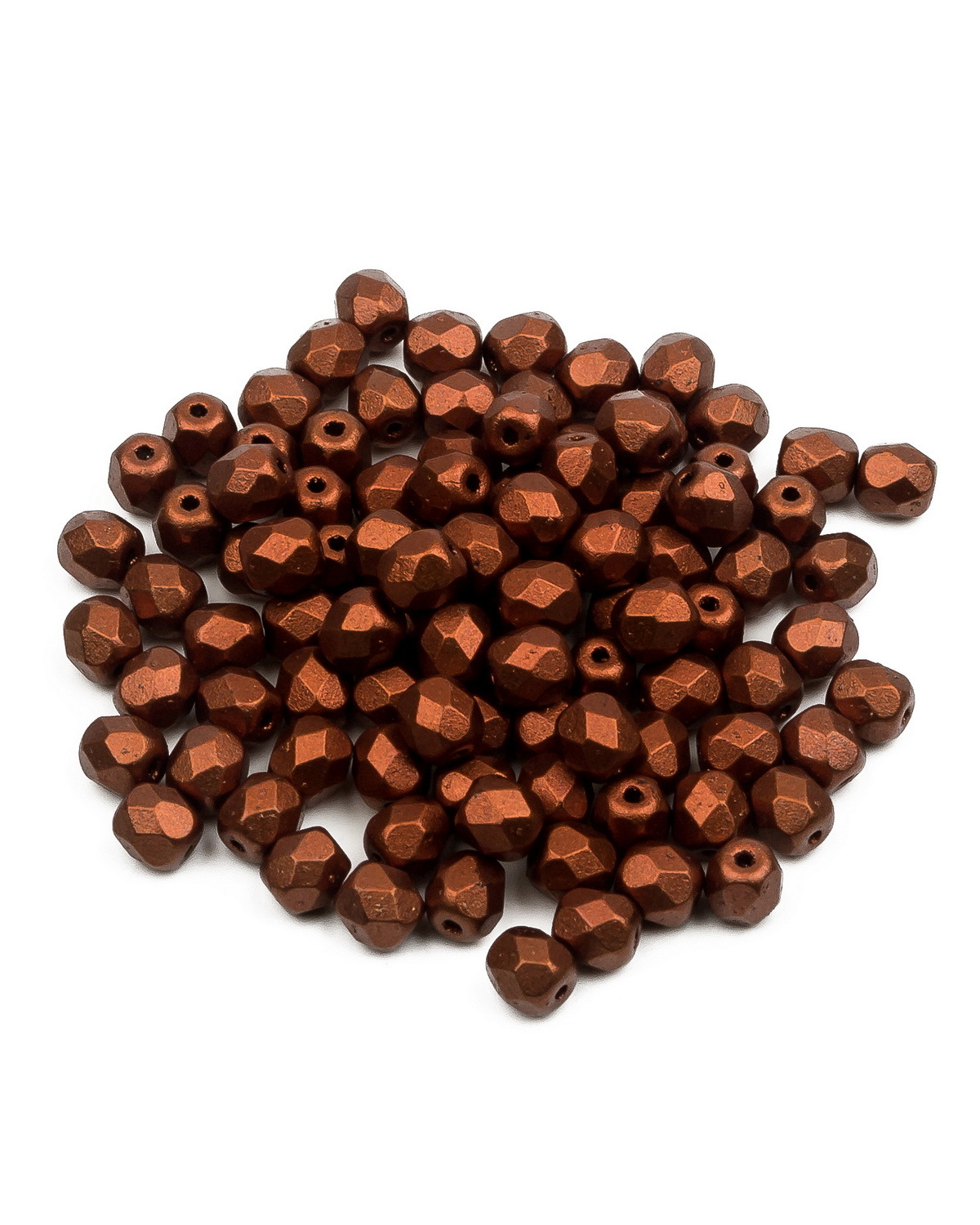 Стеклянные чешские бусины Fire polished beads ганеные круглые 4 мм цвет Copper 100шт, Коричневый, FP-4
Стеклянные чешские бусины Fire polished beads ганеные круглые 4 мм цвет Copper 100шт, Коричневый, FP-4