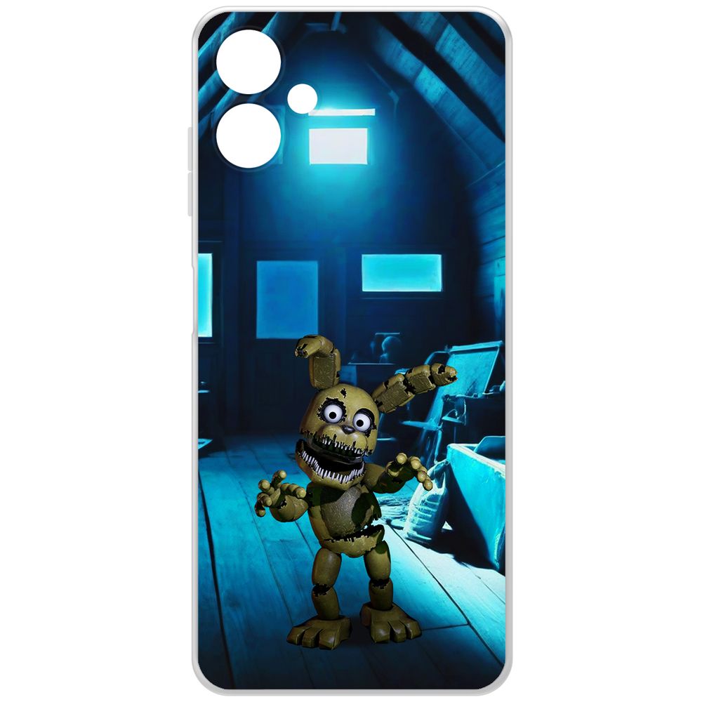 Чехол-накладка Krutoff Clear Case ФНАФ - Плюштрап для Samsung Galaxy A06 (A065), Прозрачный
Чехол-накладка Krutoff Clear Case ФНАФ - Плюштрап для Samsung Galaxy A06 (A065), Прозрачный