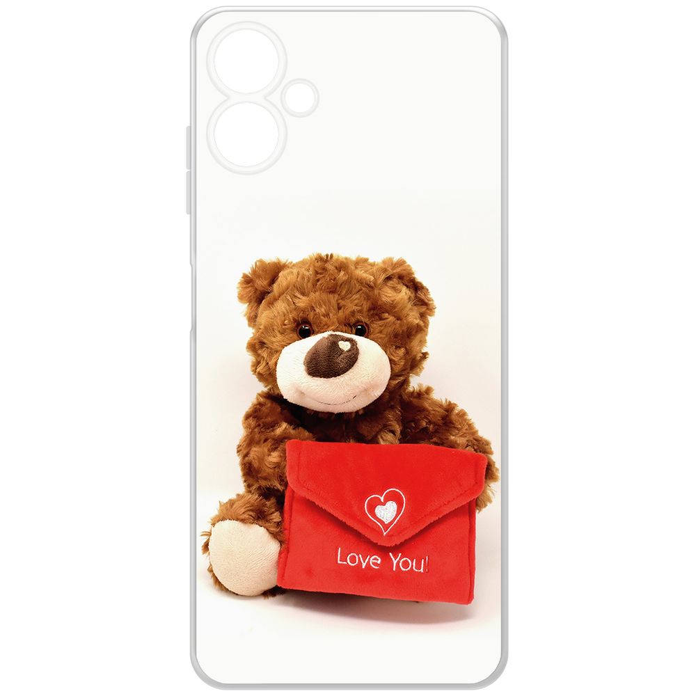Чехол-накладка Krutoff Clear Case Медвежонок тебя любит для Samsung Galaxy A06 (A065), Прозрачный
Чехол-накладка Krutoff Clear Case Медвежонок тебя любит для Samsung Galaxy A06 (A065), Прозрачный