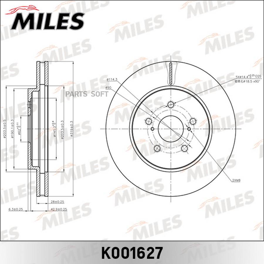 Диск Тормозной Lexus Rx300/Rx350/Rx400 03 Передний Miles Miles K001627 Miles арт. K001627
Диск Тормозной Lexus Rx300/Rx350/Rx400 03 Передний Miles Miles K001627 Miles арт. K001627