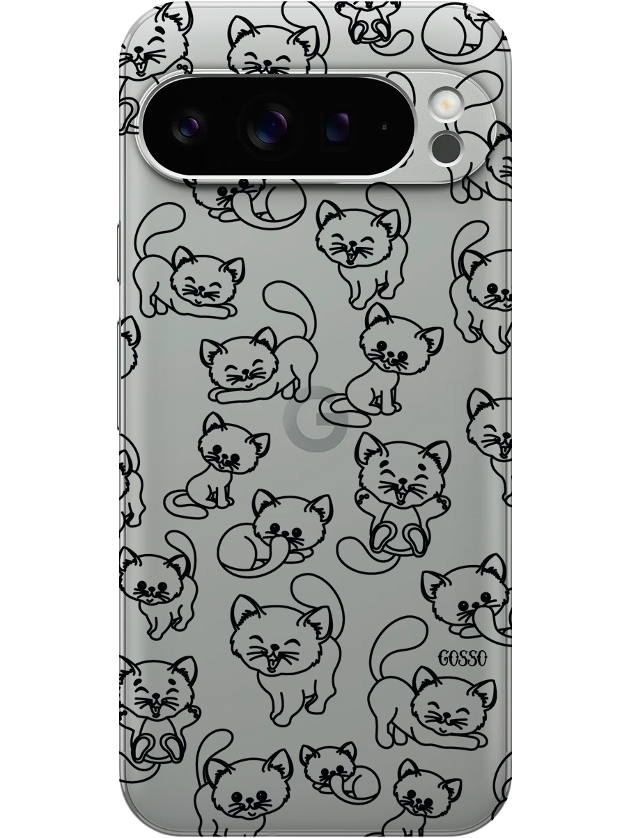 Силиконовый чехол на Google Pixel 9 pro с принтом "Милые котята" прозрачный, Прозрачный;черный, 784810372
Силиконовый чехол на Google Pixel 9 pro с принтом "Милые котята" прозрачный, Прозрачный;черный, 784810372